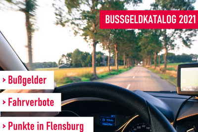 Bußgelder Bußgeldkatalog 2021
