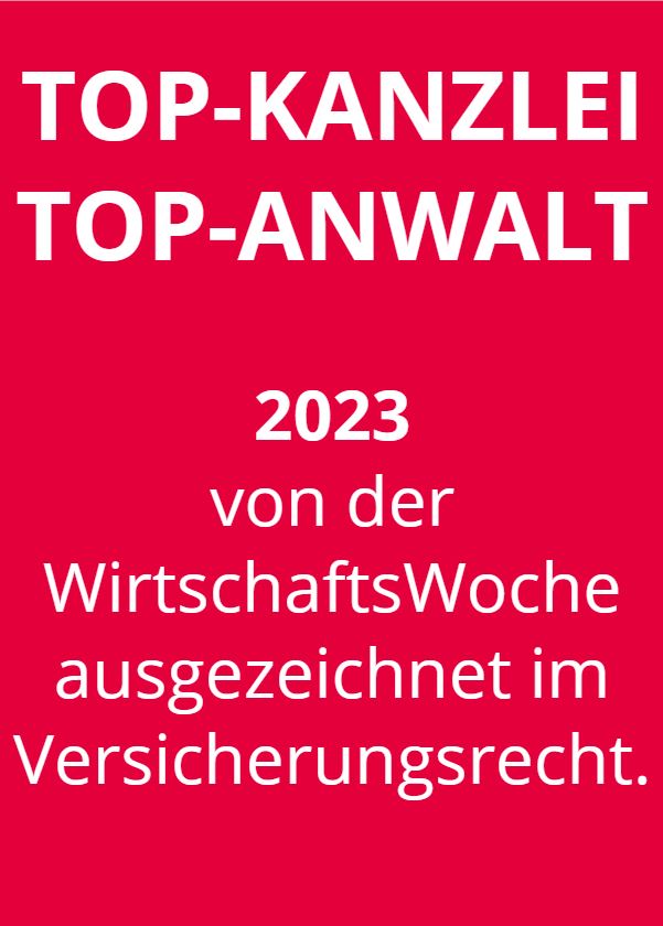 WiWo Top-Kanzlei 2023 Versicherungsrecht 