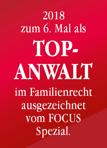 Focus-Auszeichnung 2018 als Top-Anwalt Arbeitsrecht