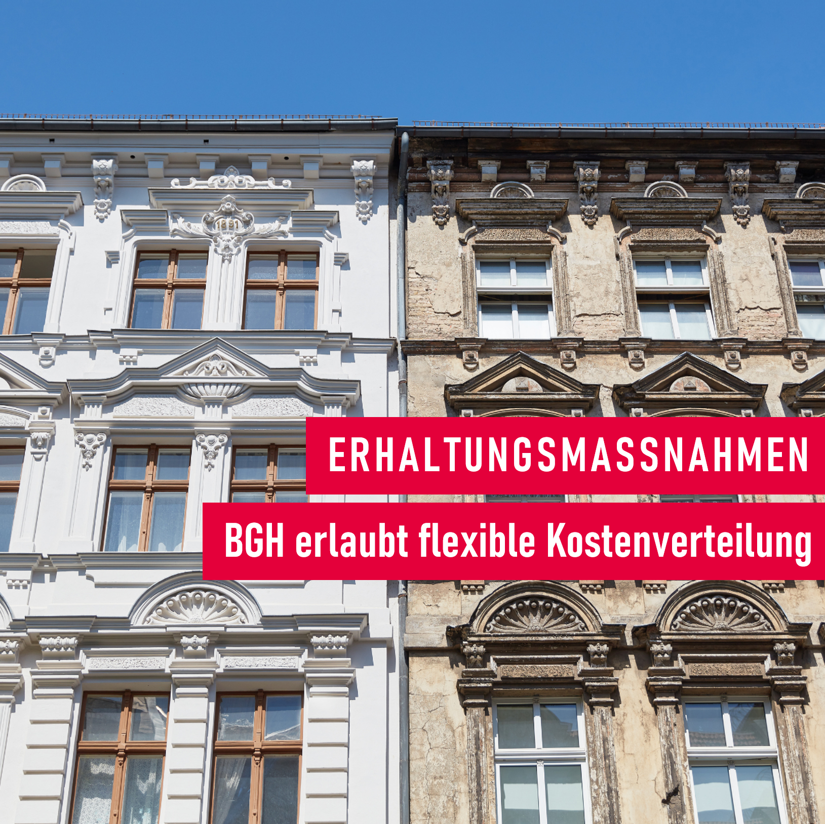 Kostenverteilung im Wohnungseigentum