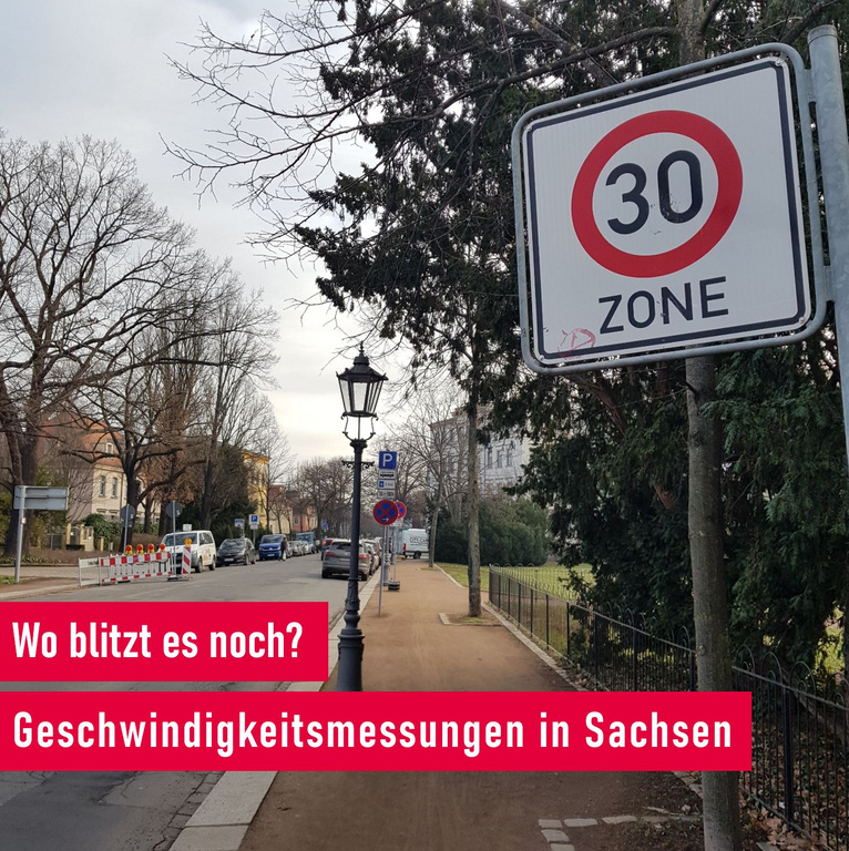 Geschwindigkeitsmessungen in Sachsen - Wo blitzt es noch?