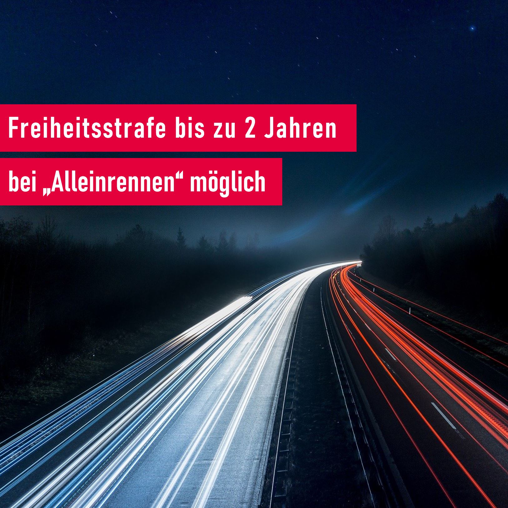 Raserparagraf § 315d StGB verfasssungskonform