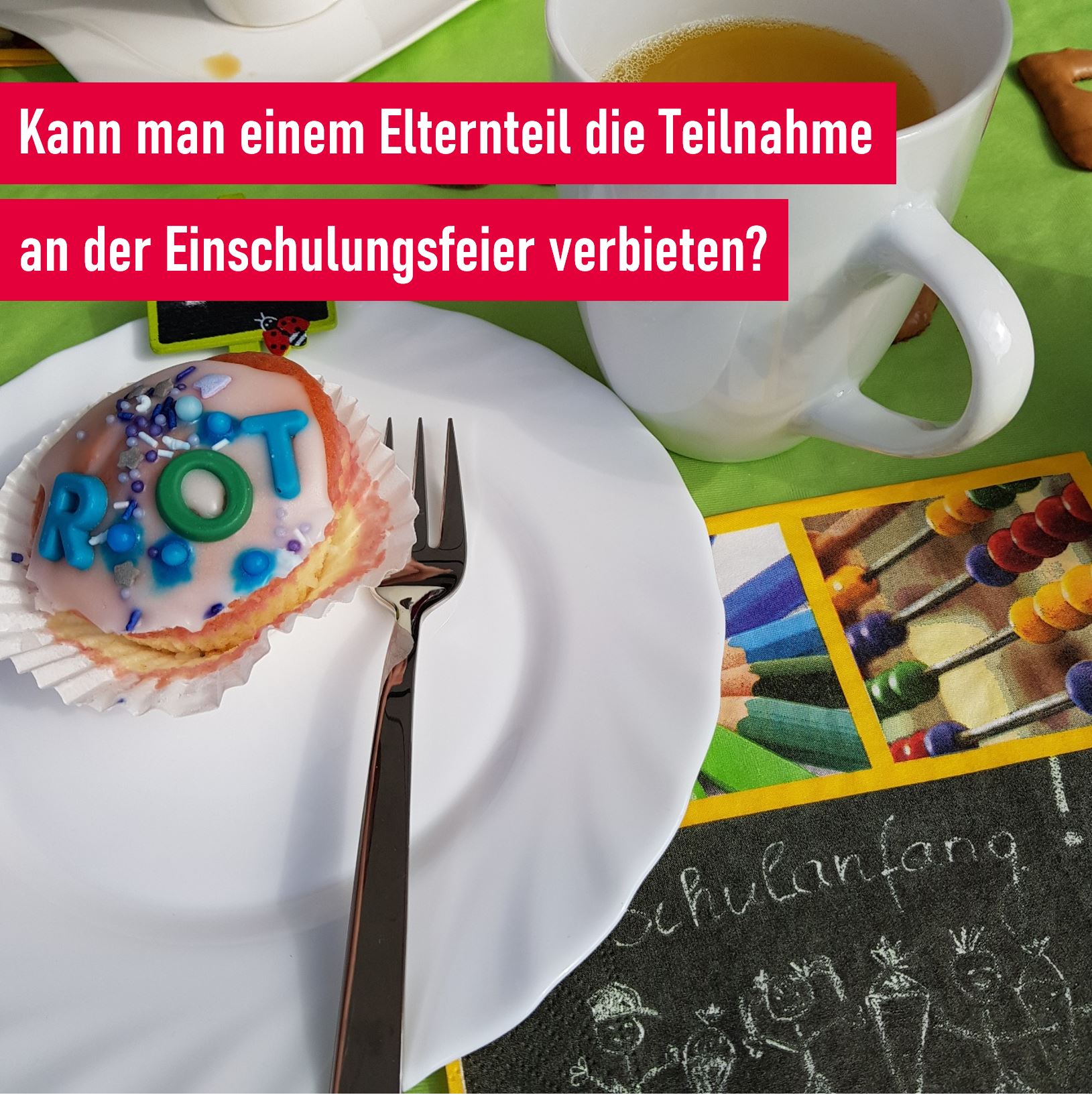 Einschulung Schulanfang Vater Mutter Eltern