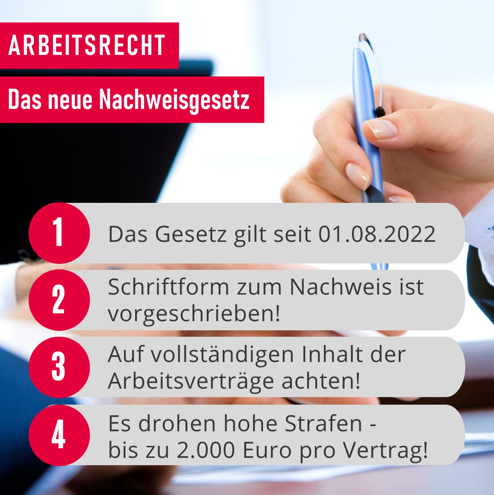 Arbeitsrecht_Das neue Nachweisgesetz