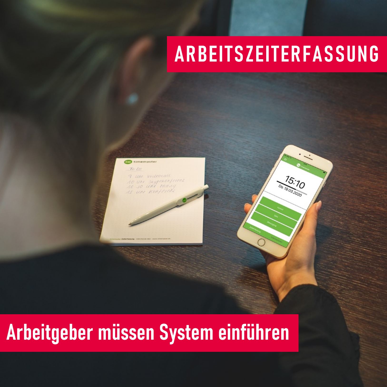 Arbeitgeber müssen Arbeitszeit erfassen
