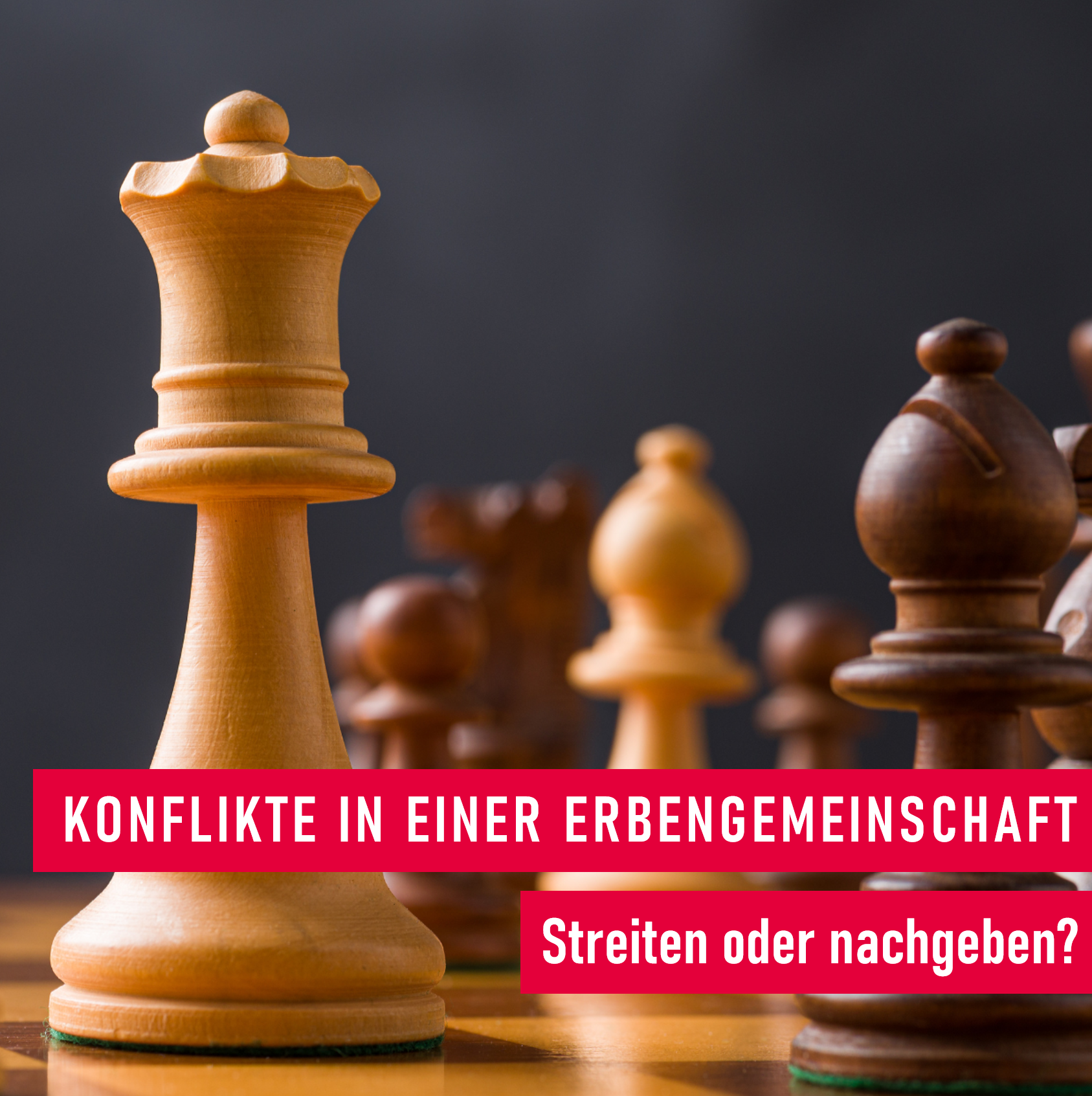 Streiten oder nachgeben? – Konflikte in einer Erbengemeinschaft