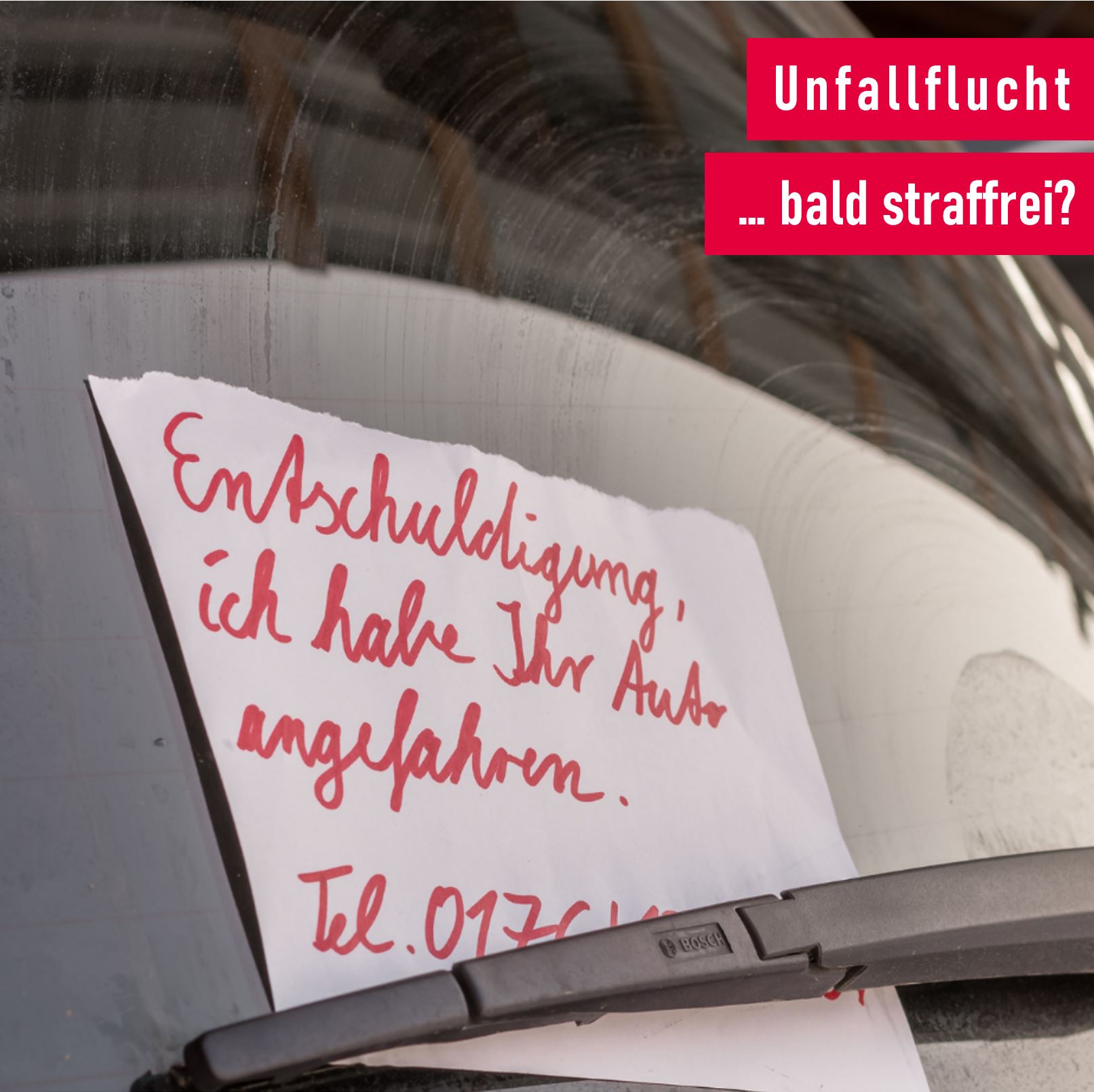 Unfallflucht bald straffrei?