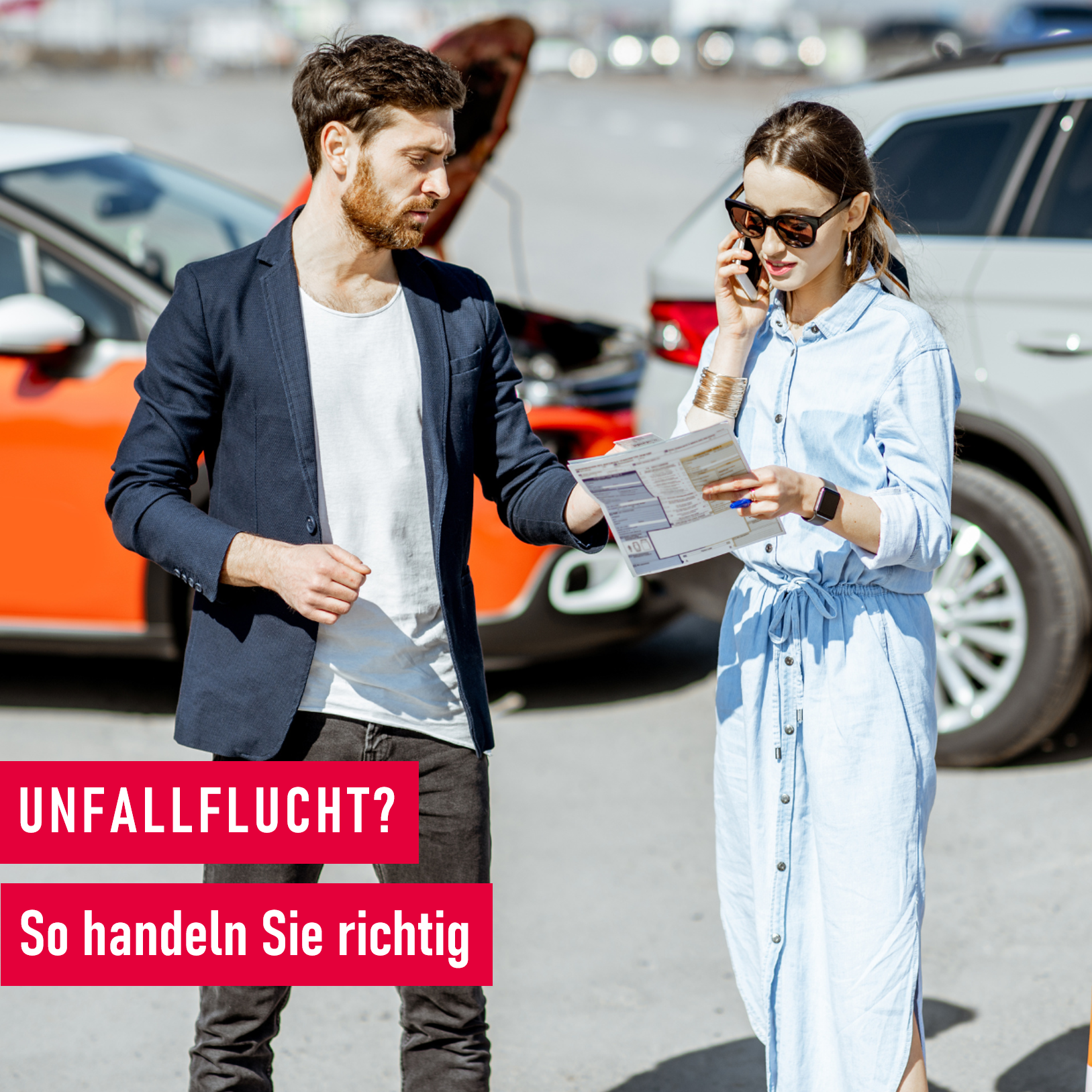 Unfallflucht - So handeln Sie richtig