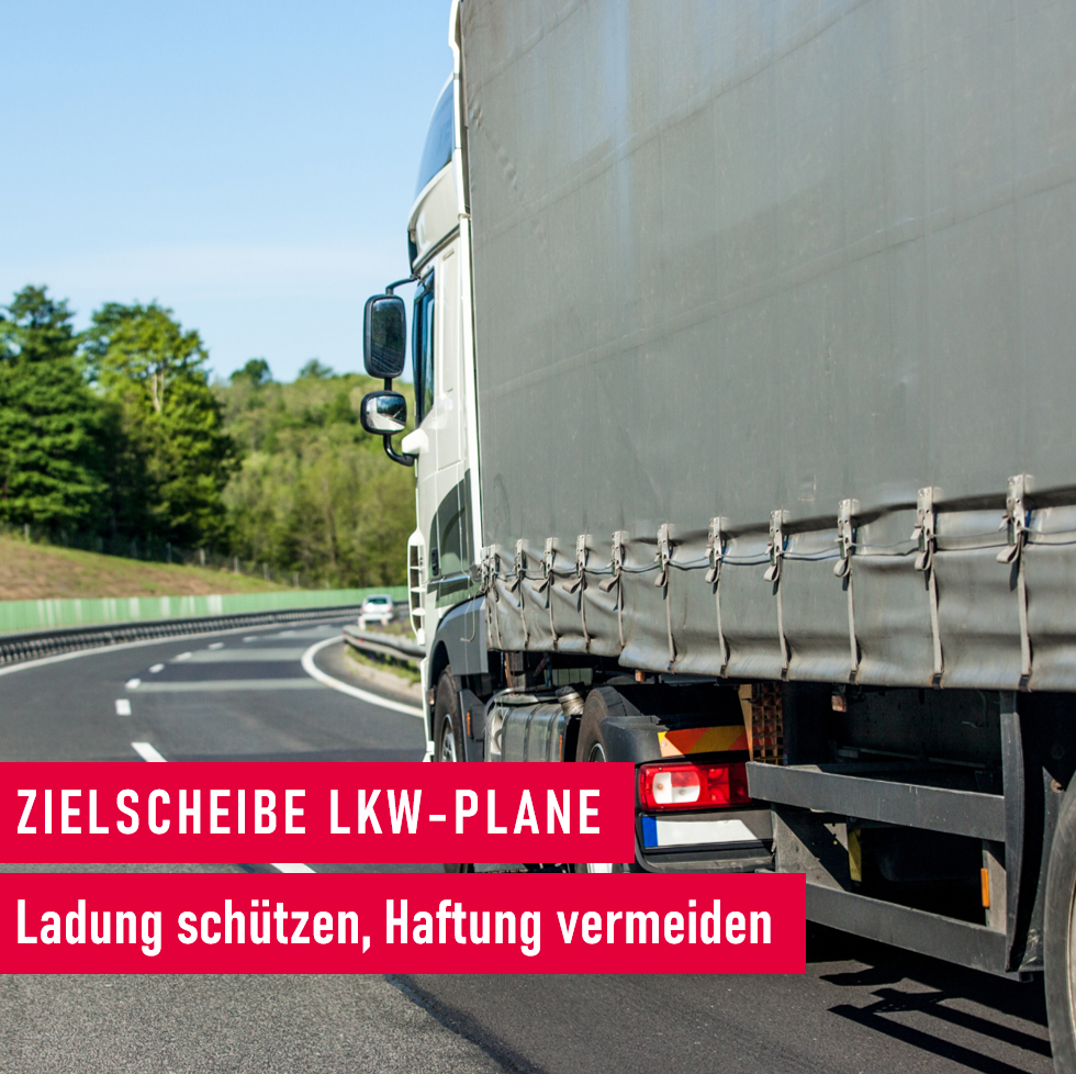 Planenschlitzer_Ladung schützen, Haftung vermeiden