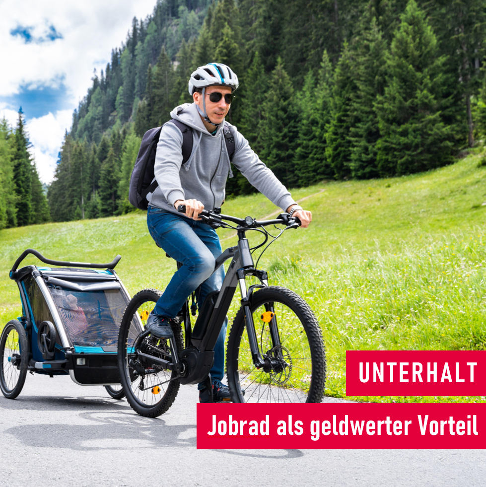 Unterhalt: Jobrad als geldwerter Vorteil