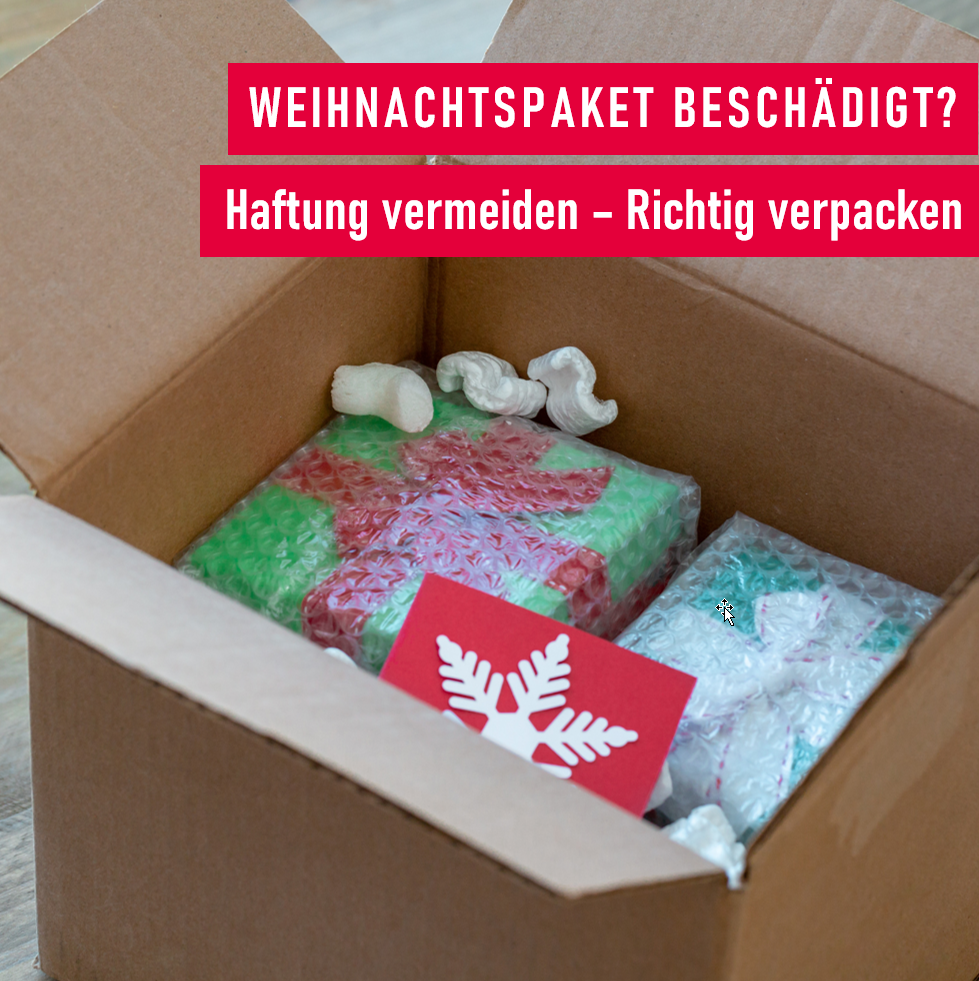 Weihnachtspakete richtig versenden und Haftung vermeinden