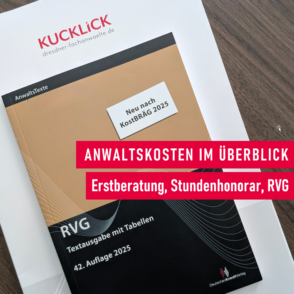 Anwaltskosten im Überblick_Erstberatung, Stundenhonorar, RVG