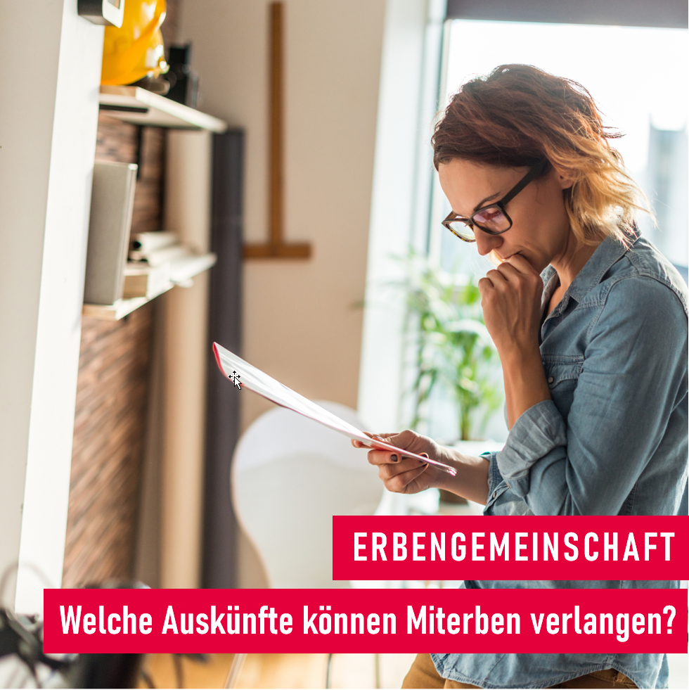 Erbengemeinschaft: Auskunftspflict unter Miterben
