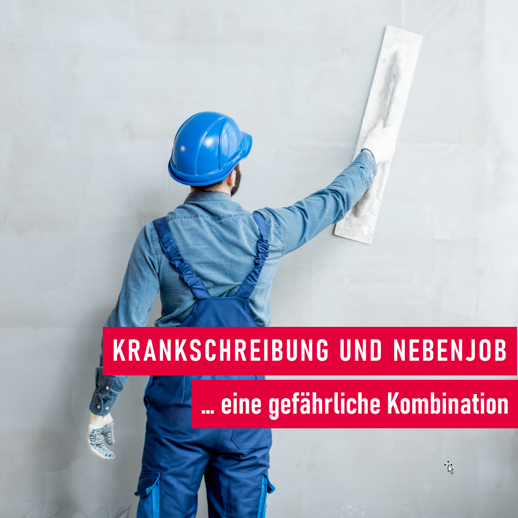 Ein Arbeiter verputzt eine Wand