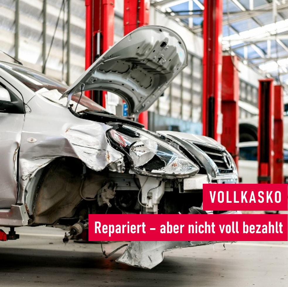 Reparaturarbeiten bei Vollkasko nach Unfall