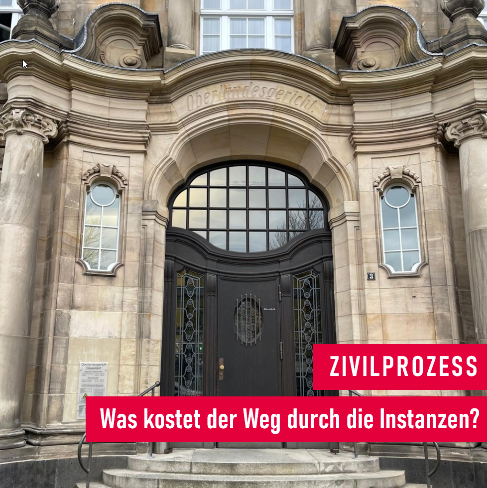 Was kostet ein Zivilprozess?