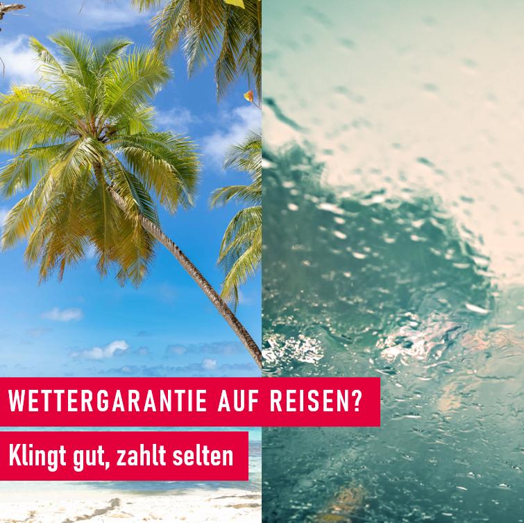 Wetterversicherung bei Reisebuchung